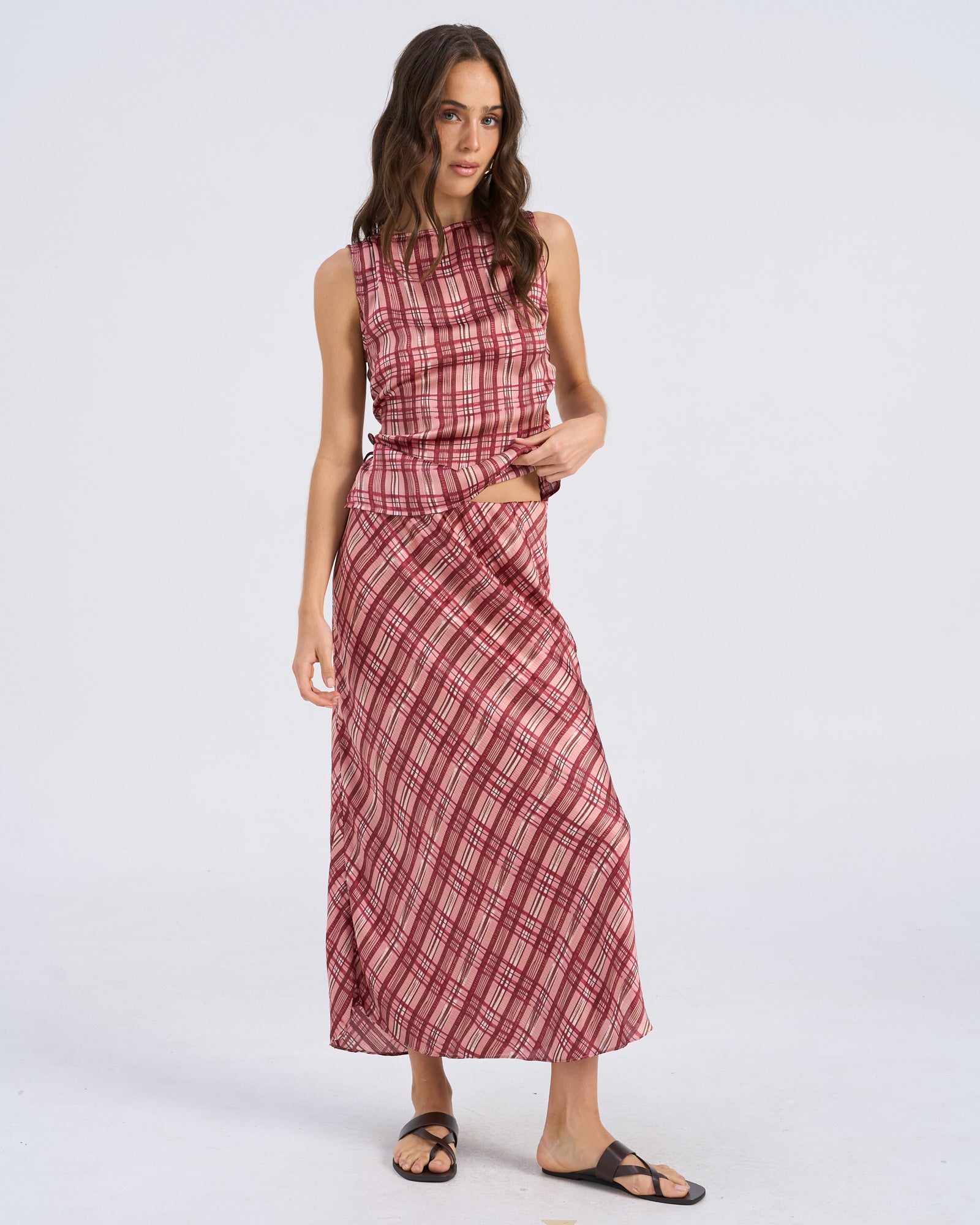 VMILSE PRINTED MAXI SKIRT